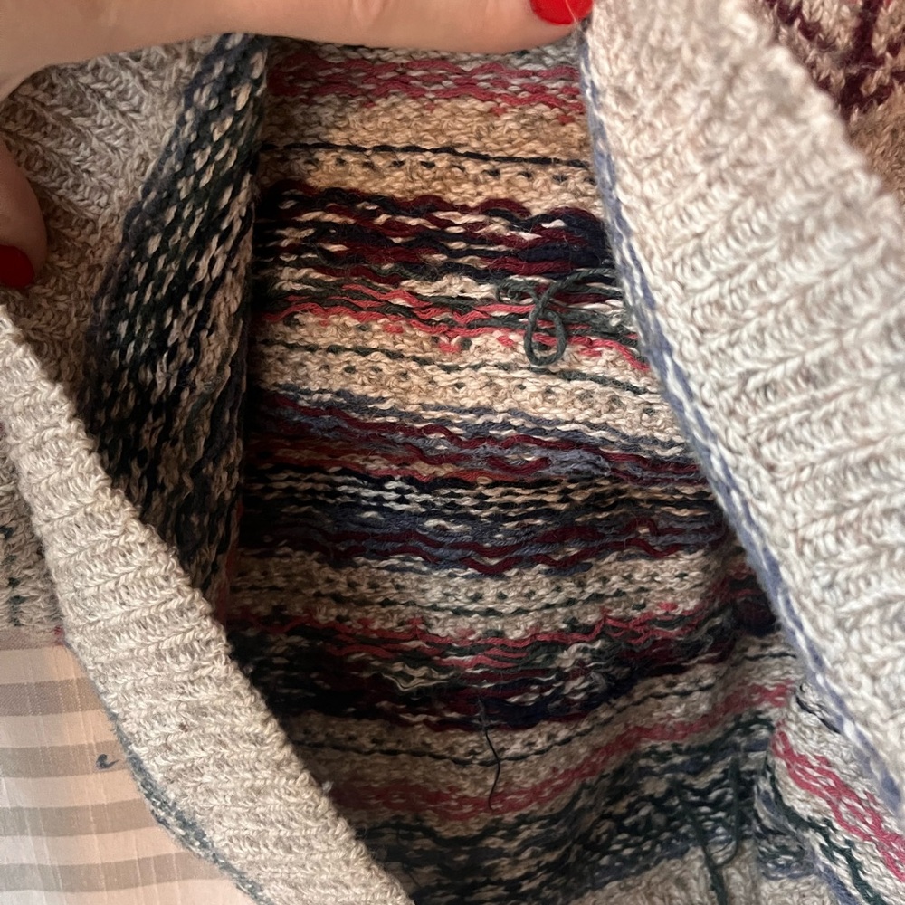 Vintage Wool Knit Sweater View 4
